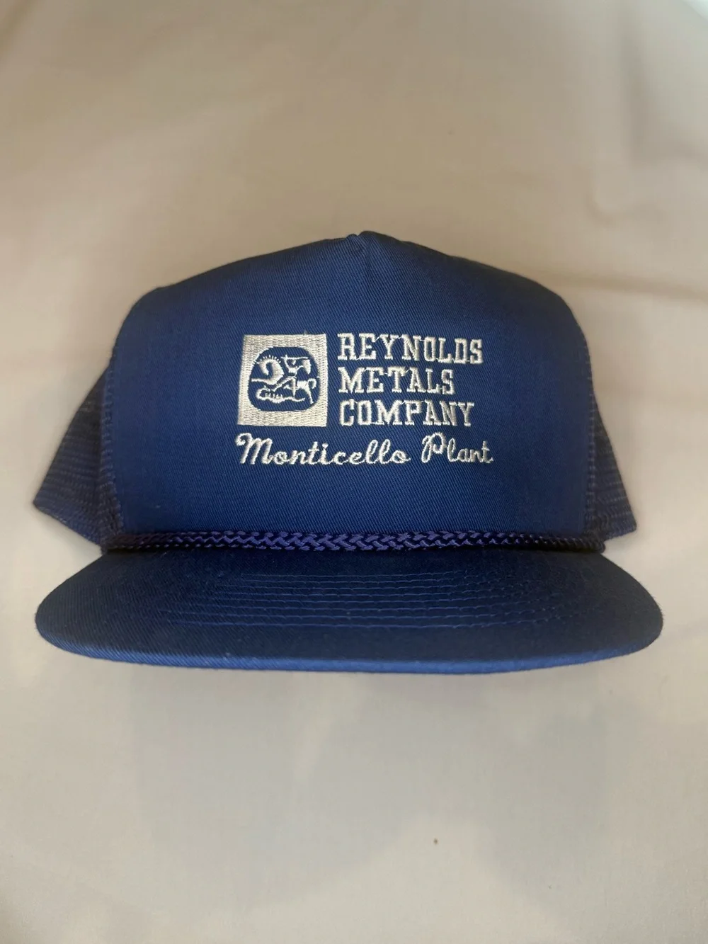 Vintage 1980s Reynolds Metals Monticello Trucker Hat Snapback Cobra Caps Rare